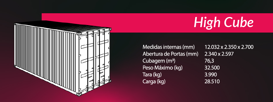 CONTAINER HIGH CUBE-100