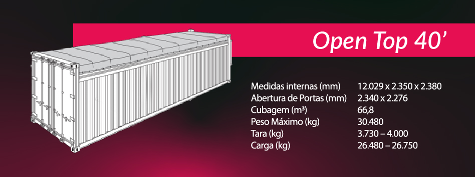 CONTAINER OPEN TOP 40-100