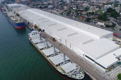 Terminal da Eldorado em Santos